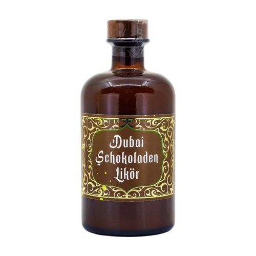 Dubai csokoládé és pisztácia ízű krémlikőr (0,5L / 15%)