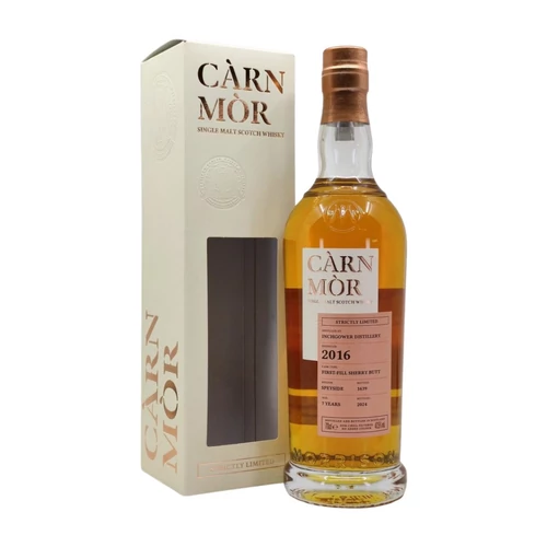 Inchgower 2016 7 éves Cárn Mór Strictly Limited whisky DRS (0,7L / 47,5%)