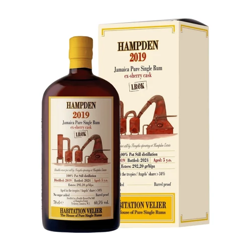 Hampden 2019 LROK Ex-Sherry Habitation Velier rum (0,7L / 60,5%)