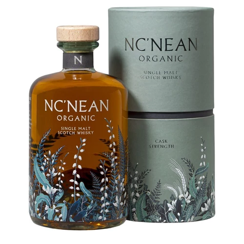 Nc'nean Organic Cask Strength whisky díszdobozban (0,7L / 59%)