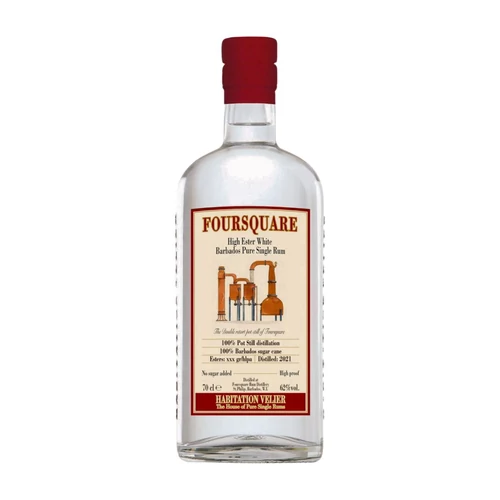 Foursquare White High Esters Habitation Velier rum (0,7L / 62%)