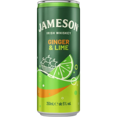 Jameson Ginger & Lime RTD DRS (0,25L / 4,9%)