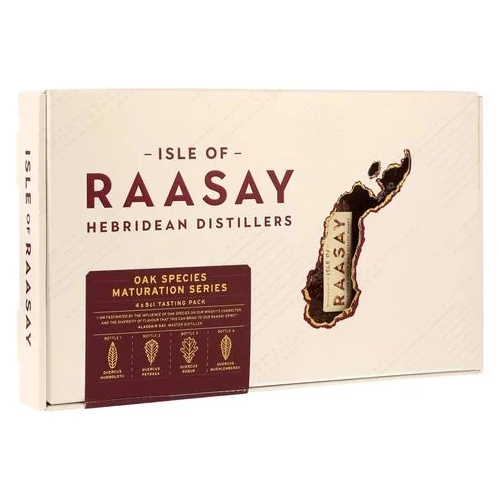 Isle of Raasay Oak Species Tasting whisky pack (4*0,05L / 50,7%)