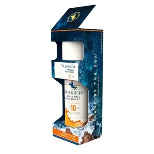 Talisker 10 éves whisky ajándék bögrével DRS (0,7L / 45,8%)