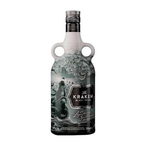 Kraken Black Spiced The Legendary Survivor Series rum DRS (0,7L / 40%)