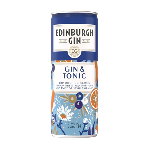 Edinburgh Gin & Tonic RTD DRS (0,25L / 7,3%)