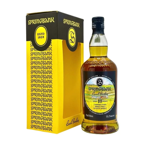 Springbank 10 éves Local Barley whisky DRS (0,7L / 55,2%)