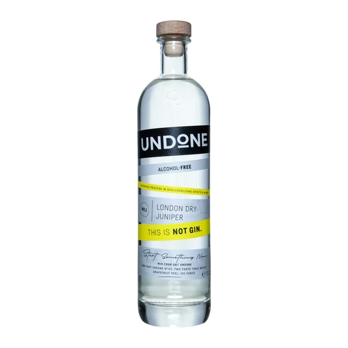 Undone No. 2 London Dry Juniper Alkoholmentes Gin jellegű ital DRS (0,7L / 0,0%)
