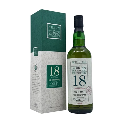 Caol Ila 2007 18 éves Bourbon Finish  # 311594 Wilson&Morgan whisky (0,7L / 59,1%)