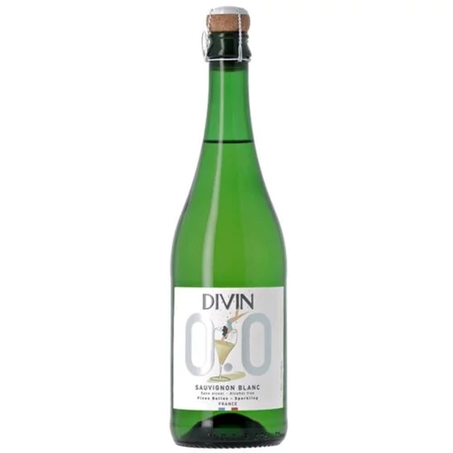 Divin Sauvignon Blanc alkoholmentesített pezsgő DRS (0,75L / 0,0%)