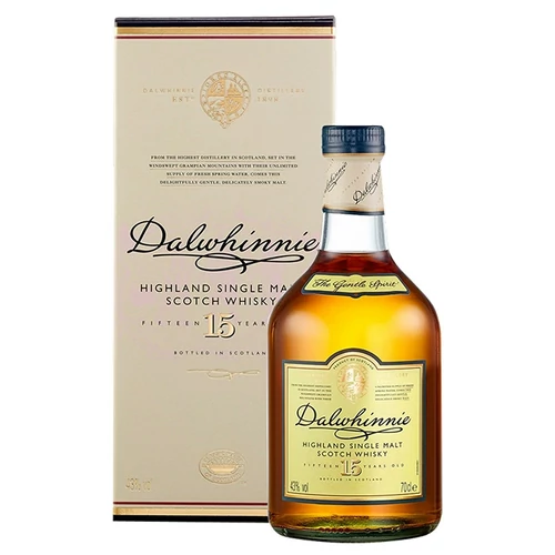 Dalwhinnie 15 éves whisky DRS (0,7L / 43%)