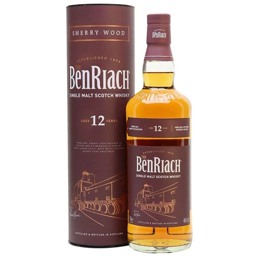 BenRiach 12 éves Sherry Matured whisky (0,7L / 46%)