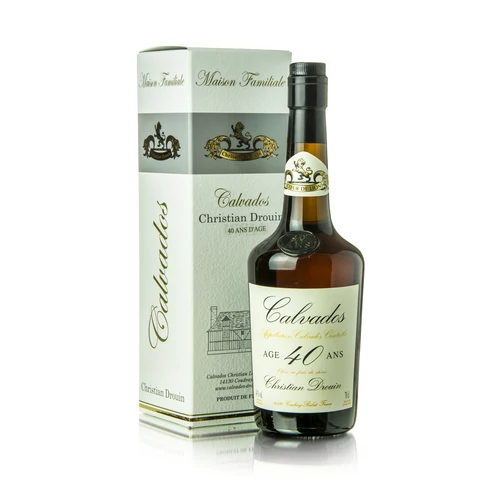 Christian Drouin calvados 40 éves (0,7L / 40%)