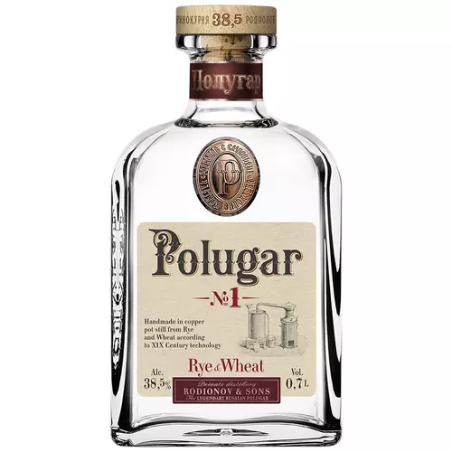 Polugar N.1 - Rye & Wheat vodka (0,7L / 38,5%)