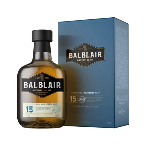 Balblair 15 éves whisky (0,7L / 46%)