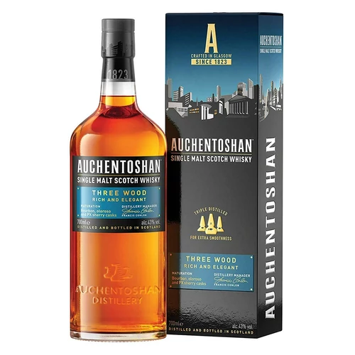 Auchentoshan Three Wood whisky (0,7L / 43%)