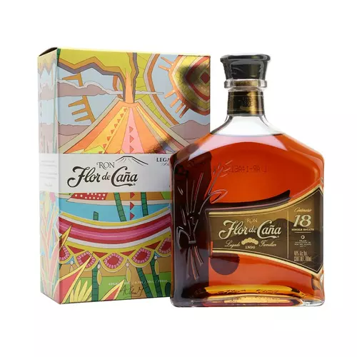 Flor De Cana 18 éves rum (0,7L / 40%)