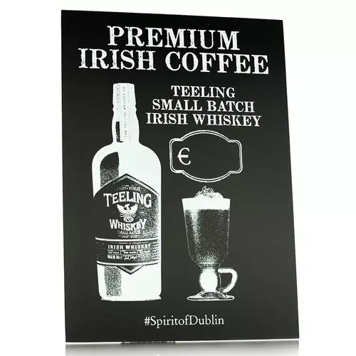 Teeling Irish Coffee tábla A4