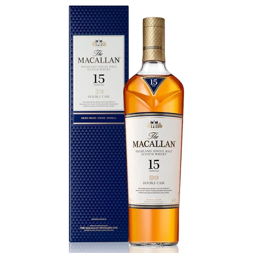 Macallan 15 éves Double Cask whisky DRS (0,7L / 43%)