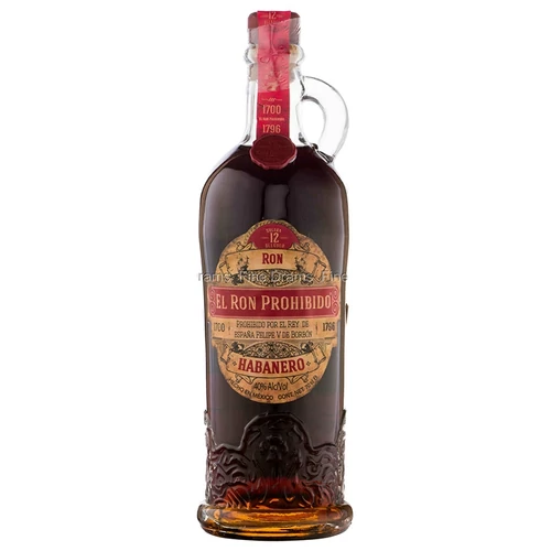 El Ron Prohibido Habanero 12 éves rum DRS (0,7L / 40%)