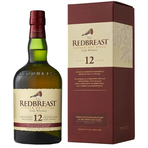 Redbreast 12 éves whiskey DRS (0,7L / 40%)