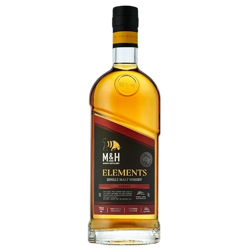M&H Elements Sherry Cask Single Malt whisky (0,7L / 46%)