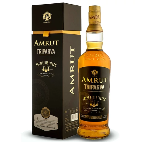 Amrut Triparva Triple Distilled whisky (0,7L / 50%)