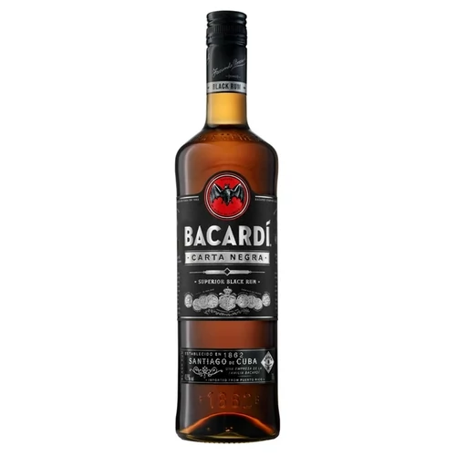 Bacardí Carta Negra rum DRS (0,7L / 37,5%)