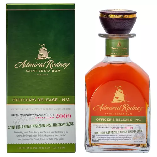 Admiral Rodney Officers Release N°2 Irish Whiskey Cask Finish rum (0,7L / 45%)