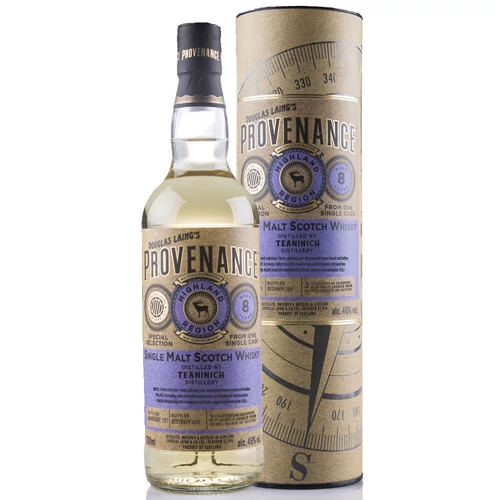 Teaninich 8 éves Provenance whisky (0,7L / 46%)