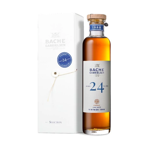 Bache-Gabrielsen Vintage 1988 24 éves Fins Bois cognac (0,7L / 40,8%)