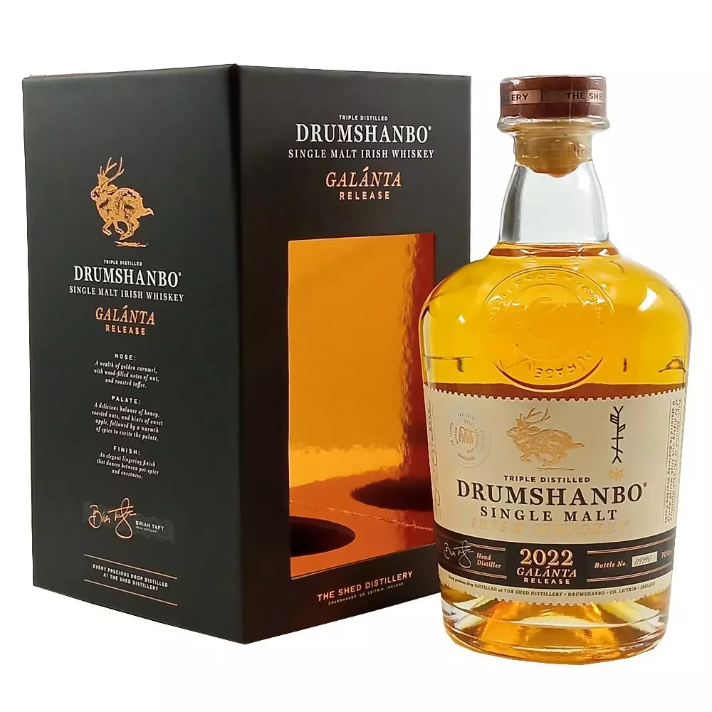 Drumshanbo Single Malt Irish Whiskey Galánta Release 2022 (0,7L / 46%)