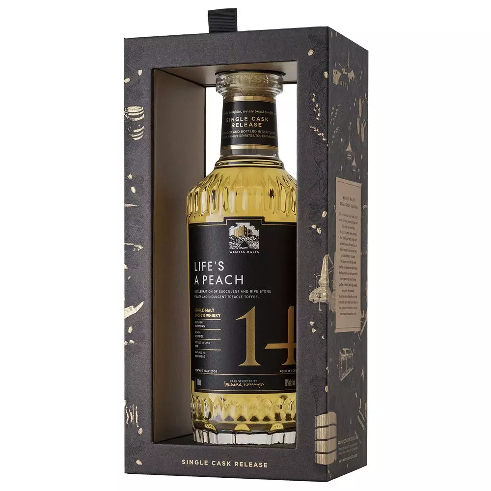 Dufftown 14 éves Life's a Peach Wemyss (0,7L / 46%)