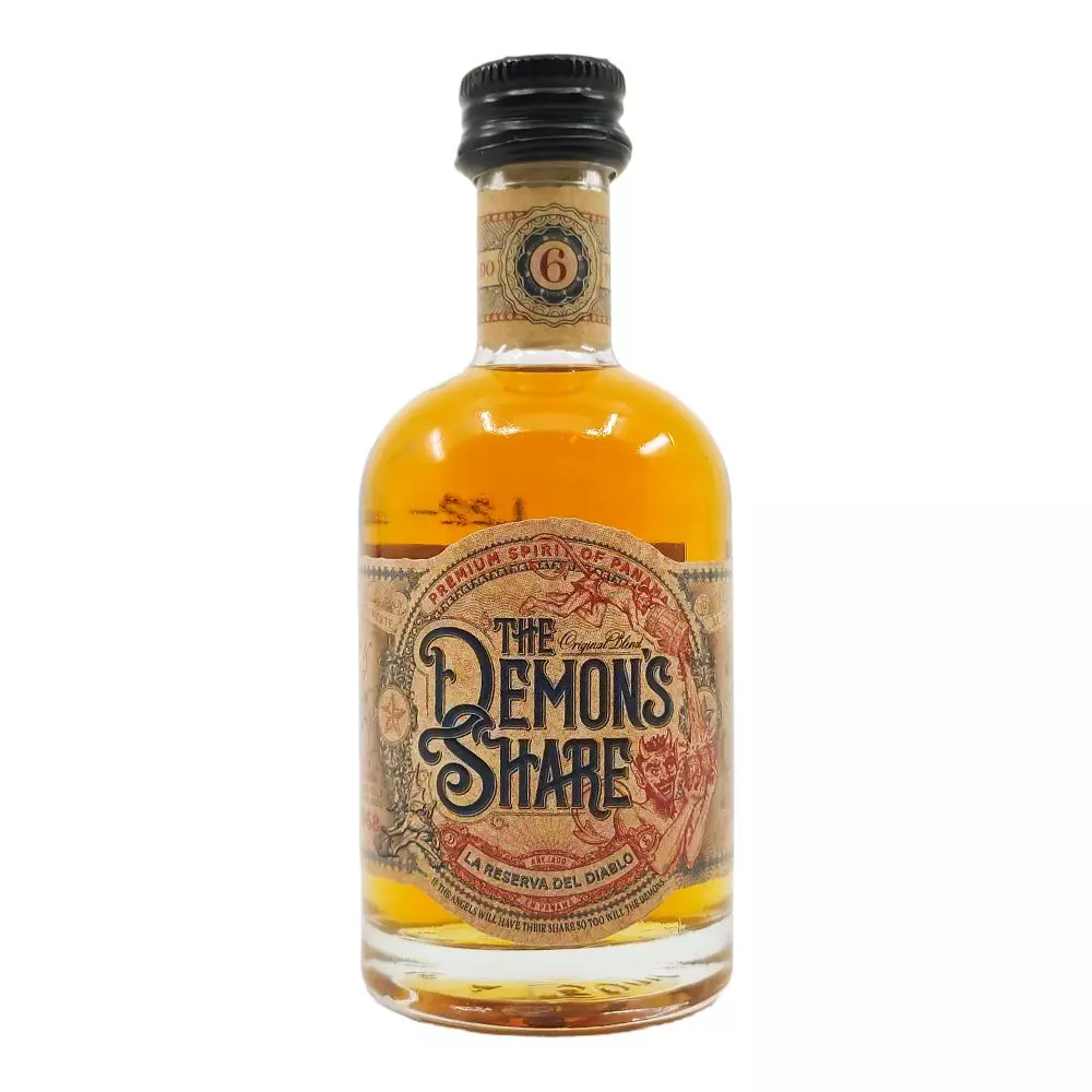 The Demons Share 6 éves rum mini (0,05L / 40%)