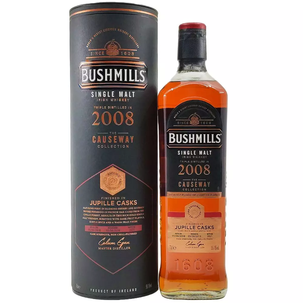 Bushmills Vintage 2008 13 éves Jupille Cask (0,7L / 55,1%)