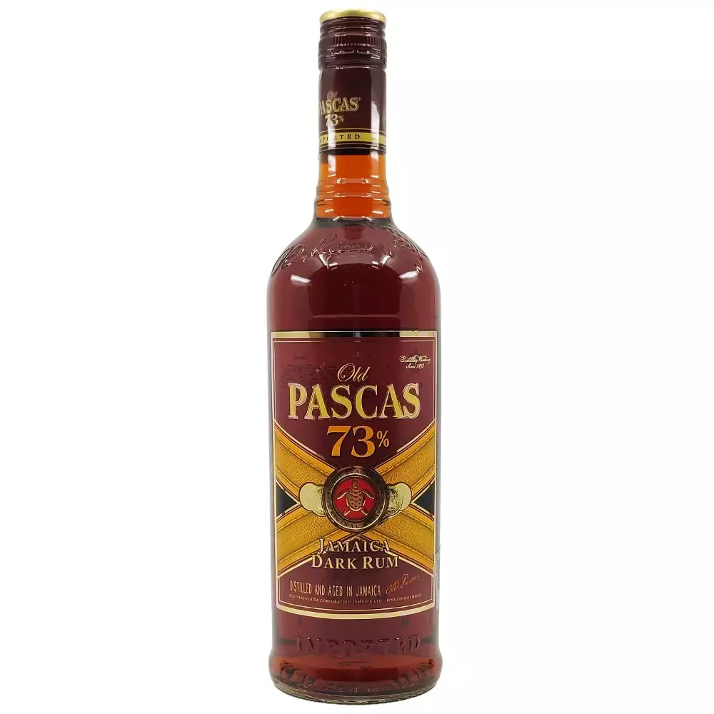 Old Pascas Dark Overproof rum (0,7L / 73%)