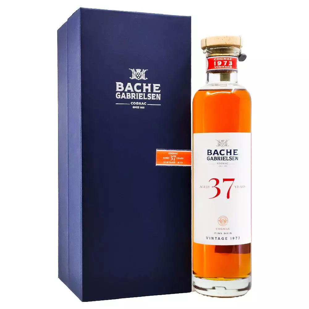 Bache-Gabrielsen Vintage 1973 37 éves Fins Bois cognac (0,7L / 41,2%)