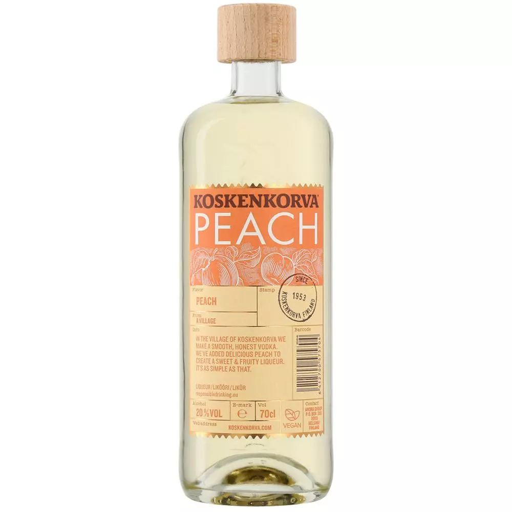 Koskenkorva Peach vodkalikőr (0,7L / 20%)