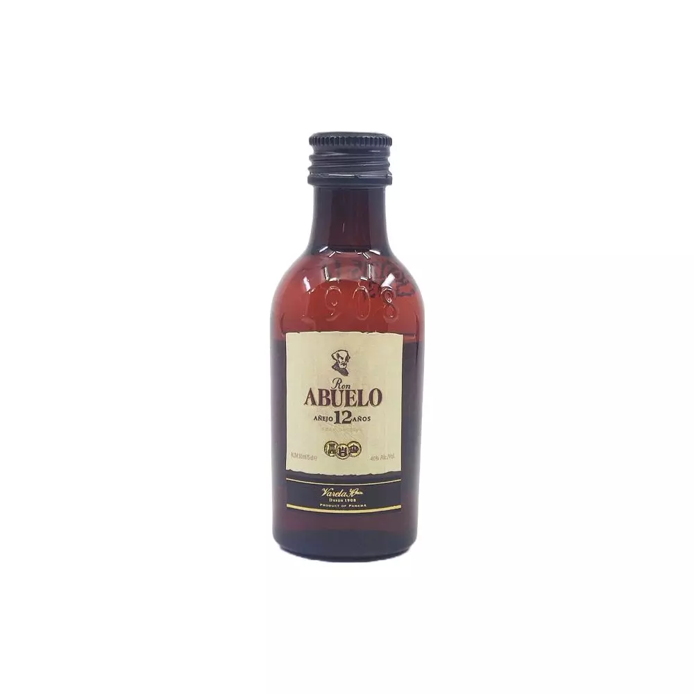 Abuelo 12 éves mini rum (0,05L / 40%)