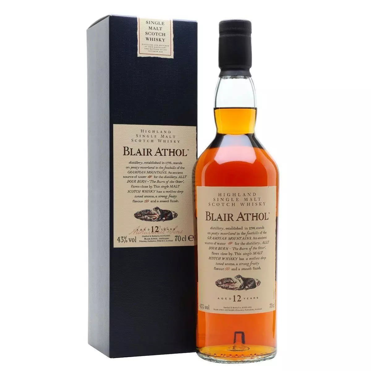 Blair Athol 12 éves - Flora & Fauna (0,7L / 43%)