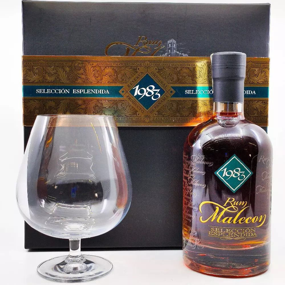 Malecon Seleccion Esplendida Vintage 1983 + 1 ajándék pohárral (0,7L / 40%)