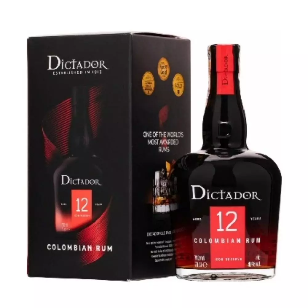 Dictador 12 éves rum díszdobozban (0,7L / 40%)