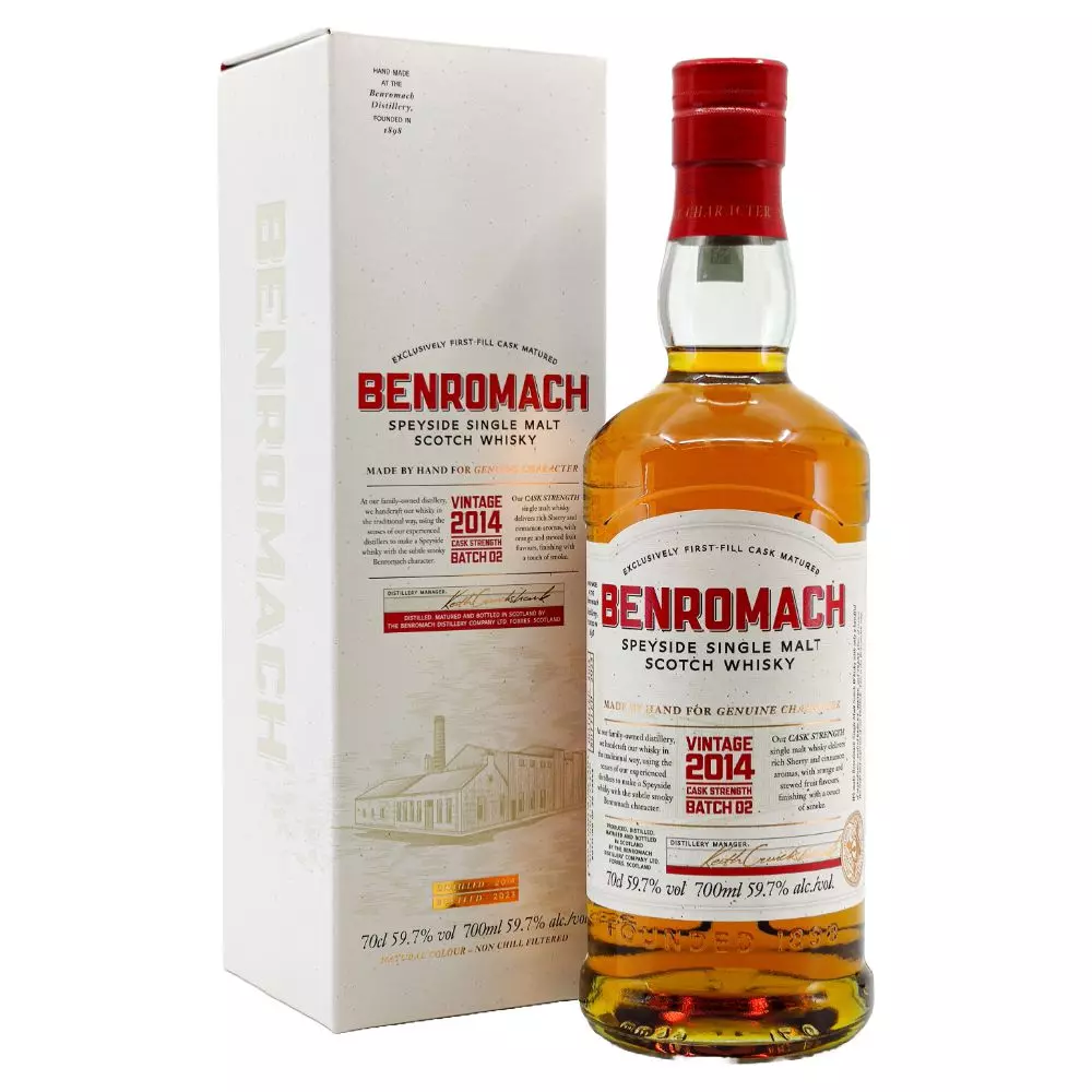 Benromach Cask Strength 2014 Batch 2. whisky (0,7L / 59,7%)