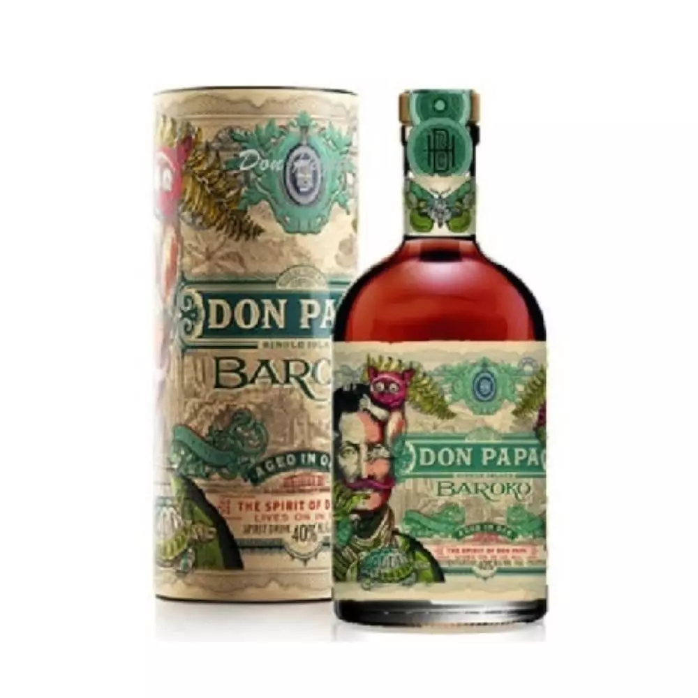 Don Papa Baroko rum díszdobozban (0,7L / 40%)