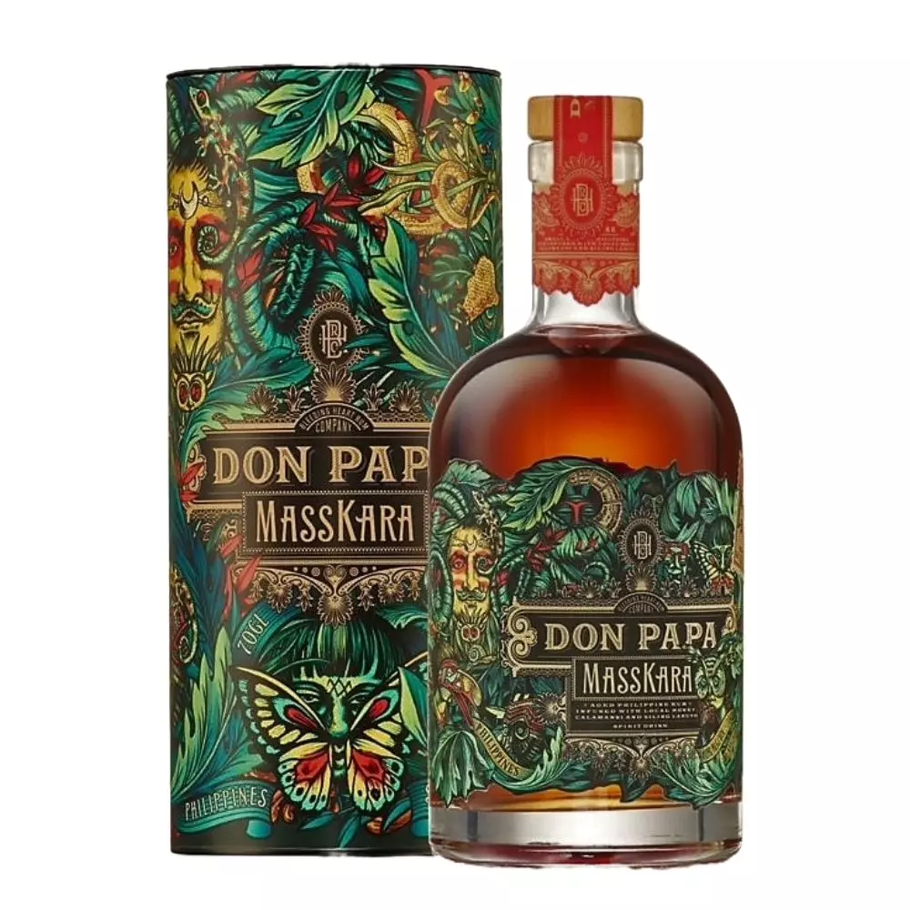 Don Papa Masskara rum díszdobozban (0,7L / 40%)