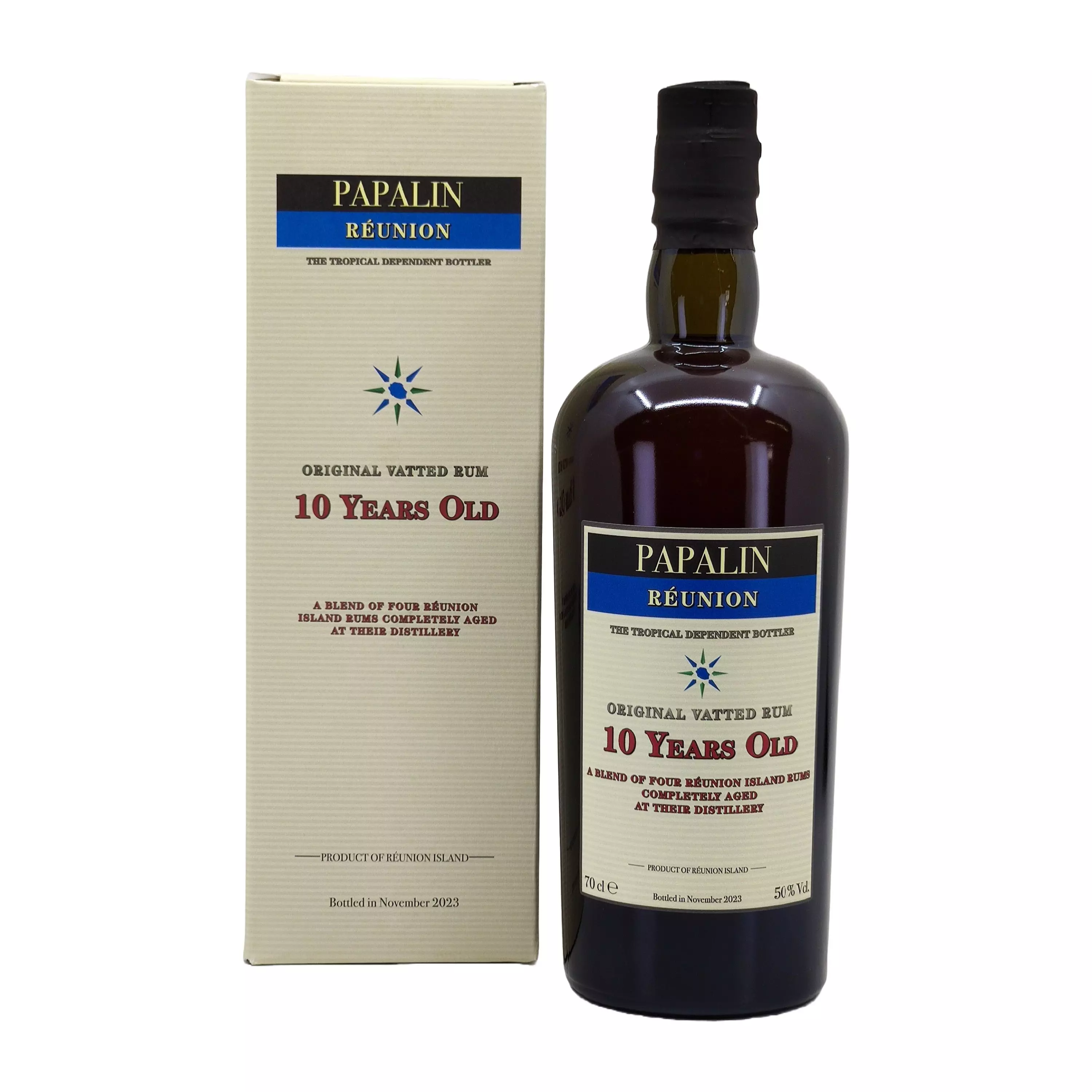 Papalin 10 éves Reunion rum (0,7L / 50%)