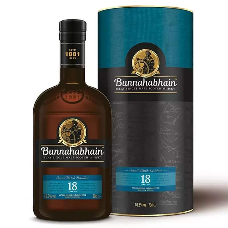 Bunnahabhain 18 éves (0,7L / 46,3%)