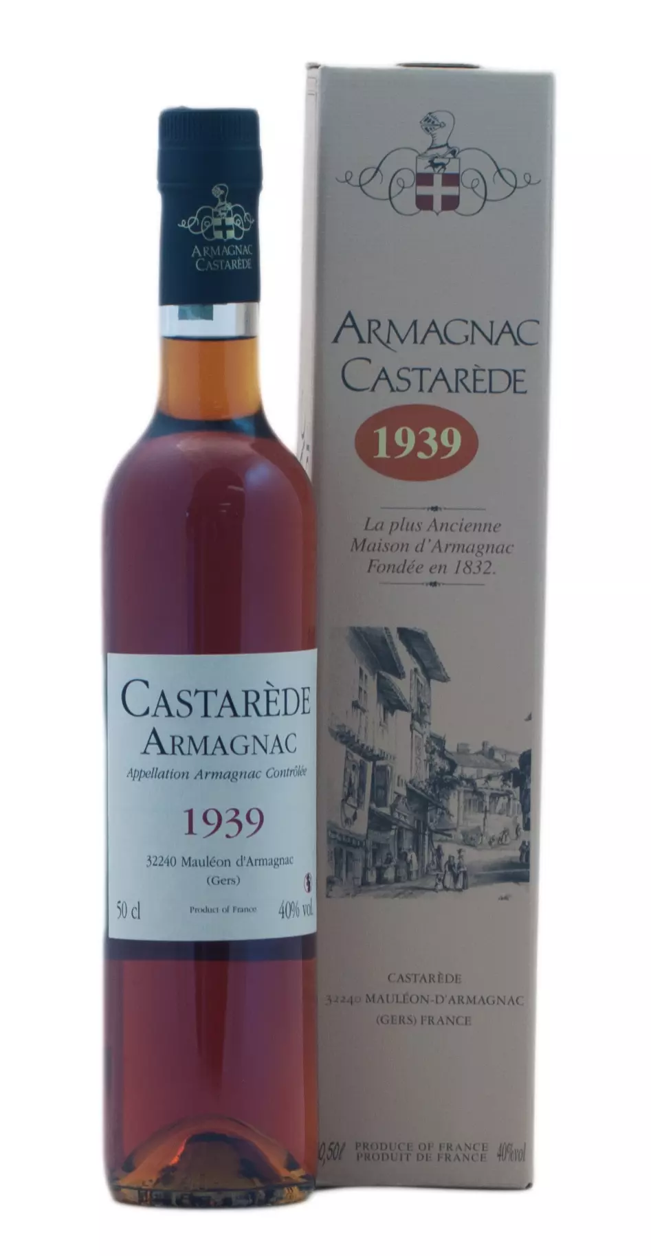 Armagnac Castaréde 1939 (0,5L / 40%)