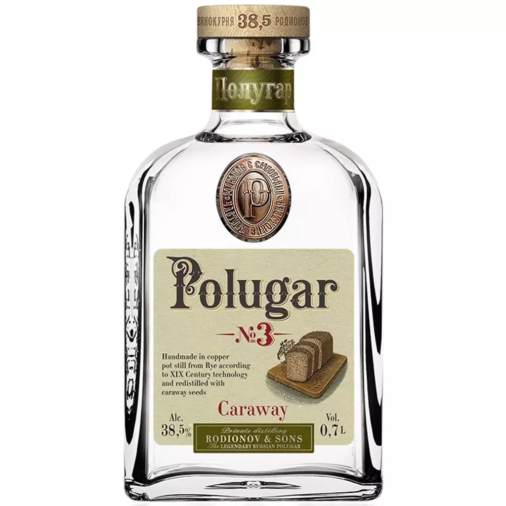 Polugar N.3 Caraway vodka (0,7L / 38,5%)