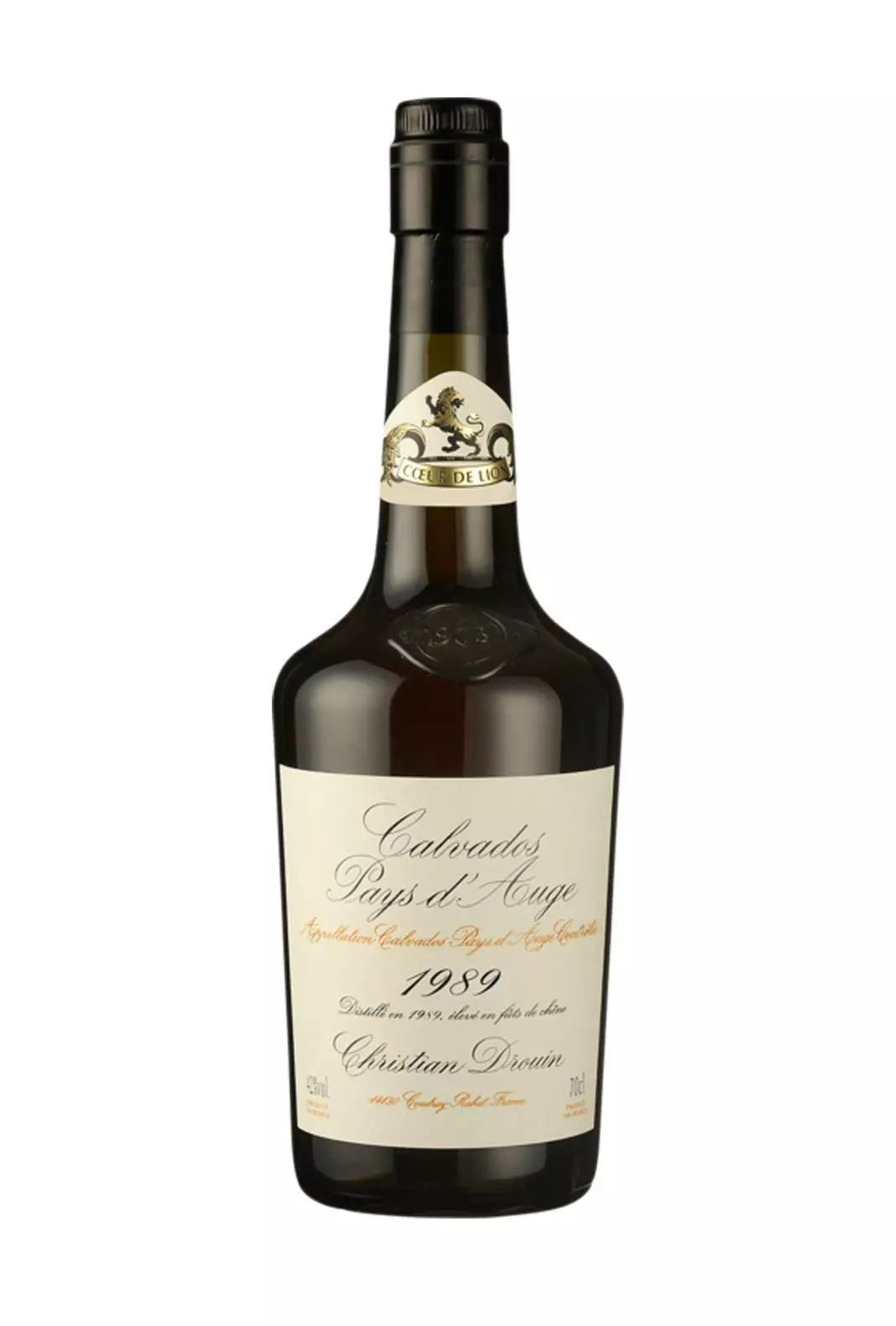 Christian Drouin calvados 1989 (0,7L / 42%)